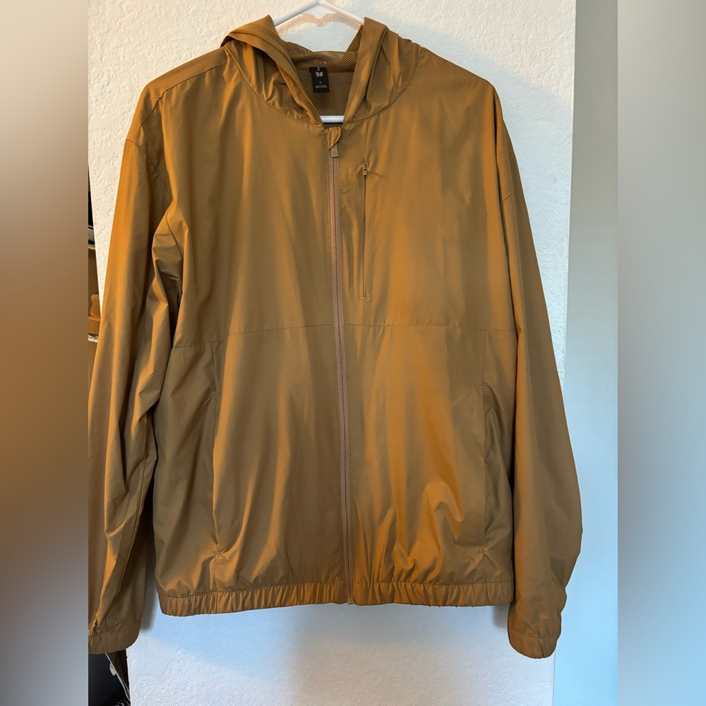All in Motion Tan Windbreaker Jacket